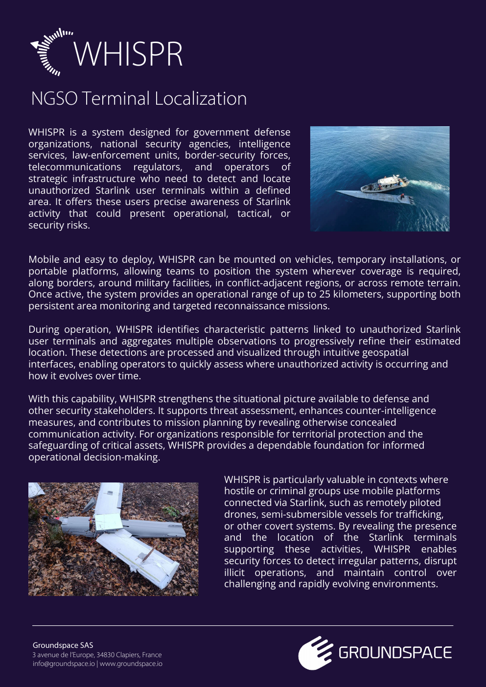 WHISPR brochure preview